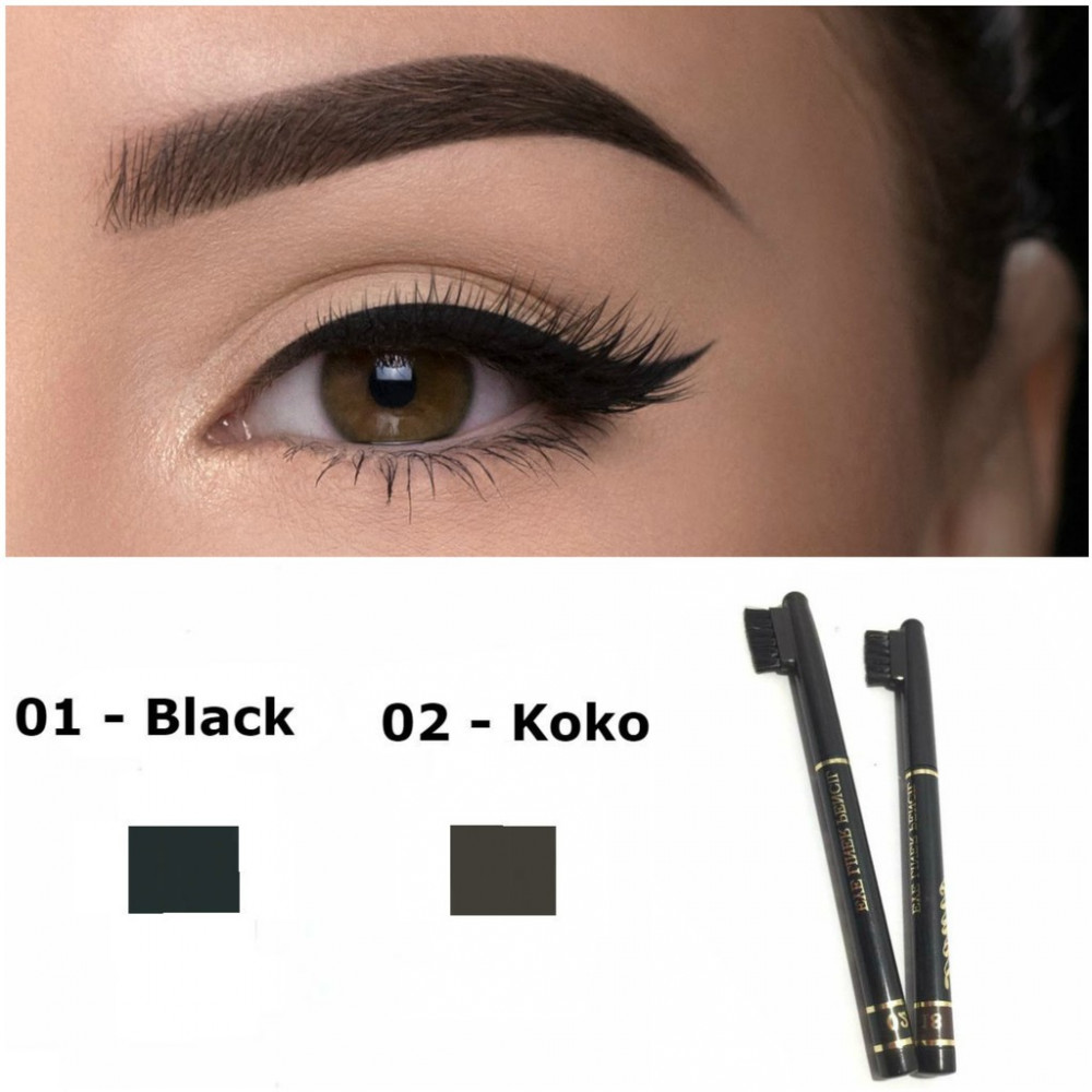 Eyebrow & Eyeliner Long Wearing Pencil Ready Stock
