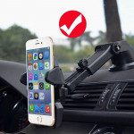 360° Degree Rotation Car Phone Holder Automatic Locked for GPS Mobile Phone