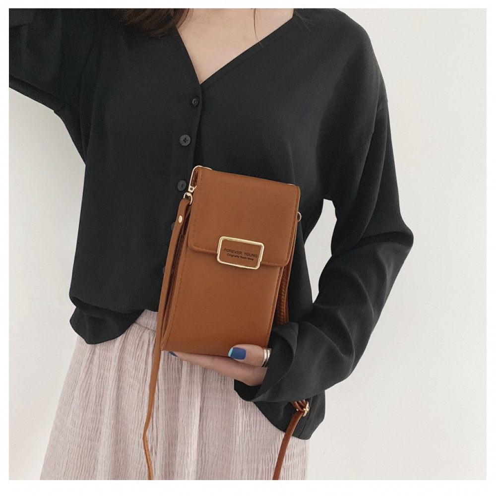 A219 Forever Young Cell Phone Purse with Long Strap Ready Stock A219 Forever Young Cell Phone Purse with Long Strap Ready Stock