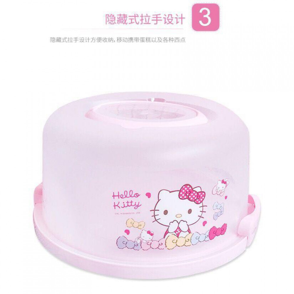 Cake Storage Box Hello Kitty & Melody Ready Stock
