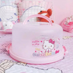 Cake Storage Box Hello Kitty & Melody Ready Stock