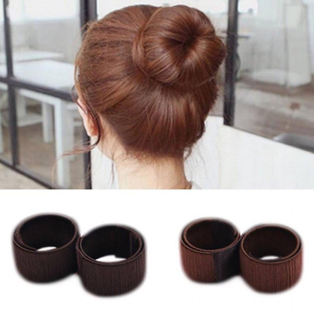 Ladies Hair Bun Styling Donut Twist Tool French Twist Band Maker Ready Stock