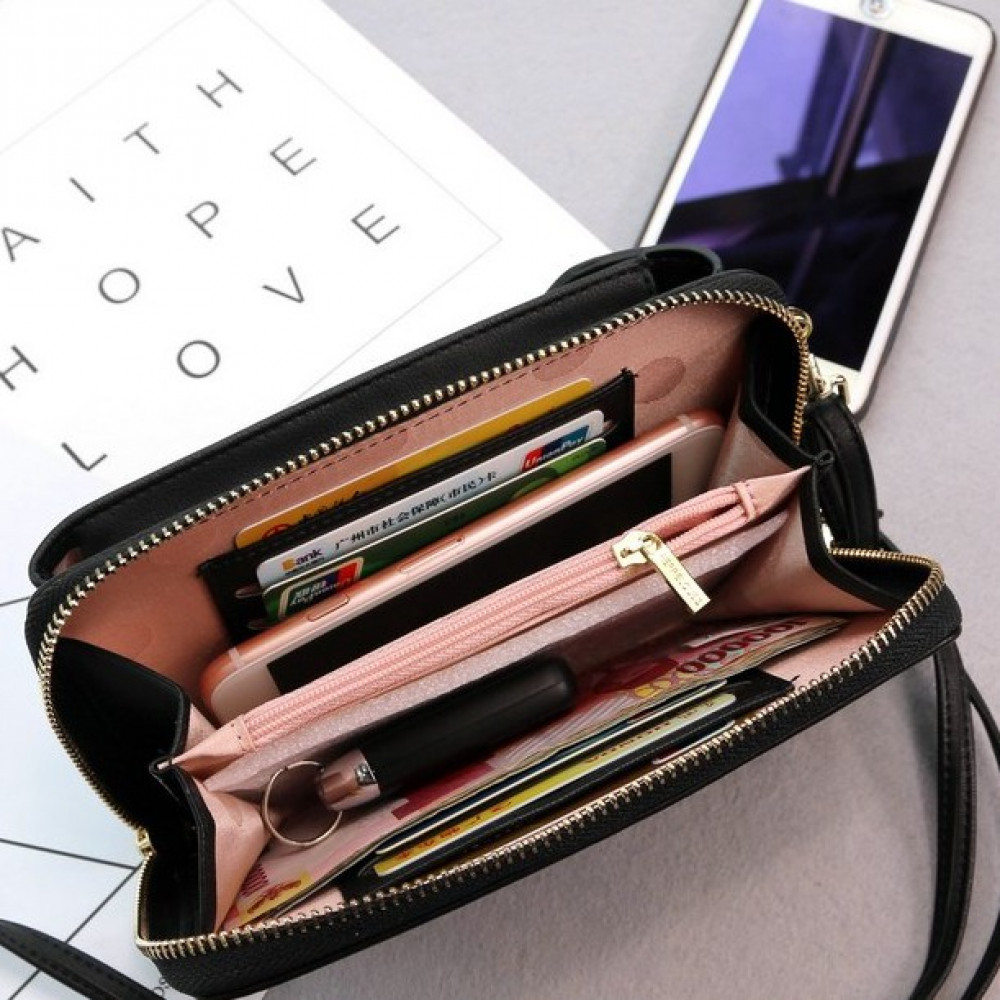 R11 Cell Phone Ladies Long Purse With Zip Compartments Fits Iphone X Ready Stock R11 Cell Phone Ladies Long Purse With Zip Compartments Fits Iphone X Ready Stock