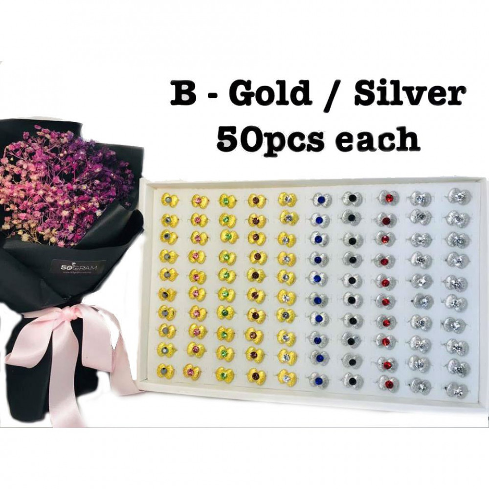 Specific Design / Pilihan Spesifik - Baby Brooch 100pcs With Box Ready Stock