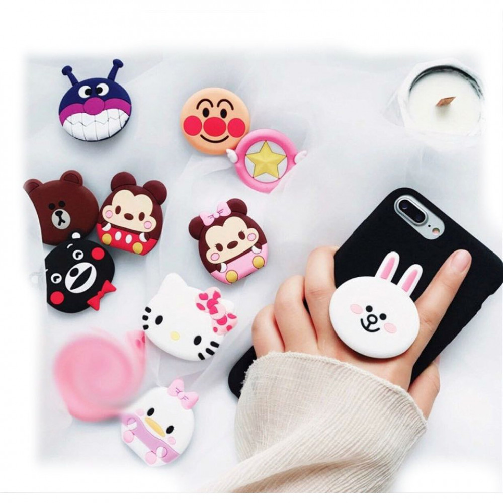 Cartoon Series Pop Socket Cartoon Design Phone Stand Holder Unicorn Hello  Kitty