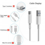 Huawei Super Charge 4.5A or 5A Adapter + Type C 5A Super Charging Cable