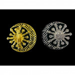 Bintang Bulan Batu Korea Brooch Pin Scarf Ring Ready Stock Wholesale