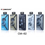 Original Coman In-Ear Bass Earphones CM62 Ready Stock