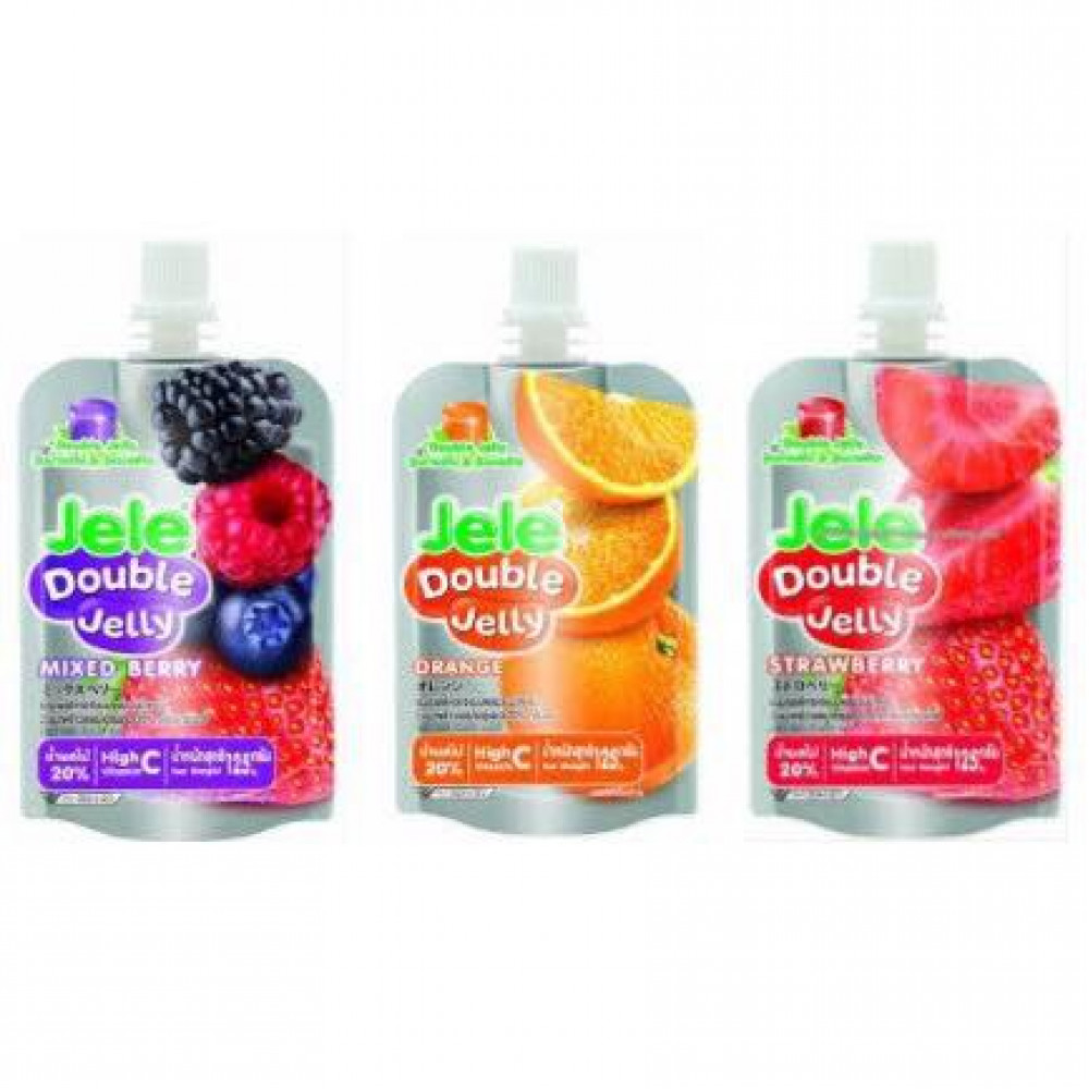 Share 0 Original Halal Thailand Double Jelly Jele Beauty 125g Imported