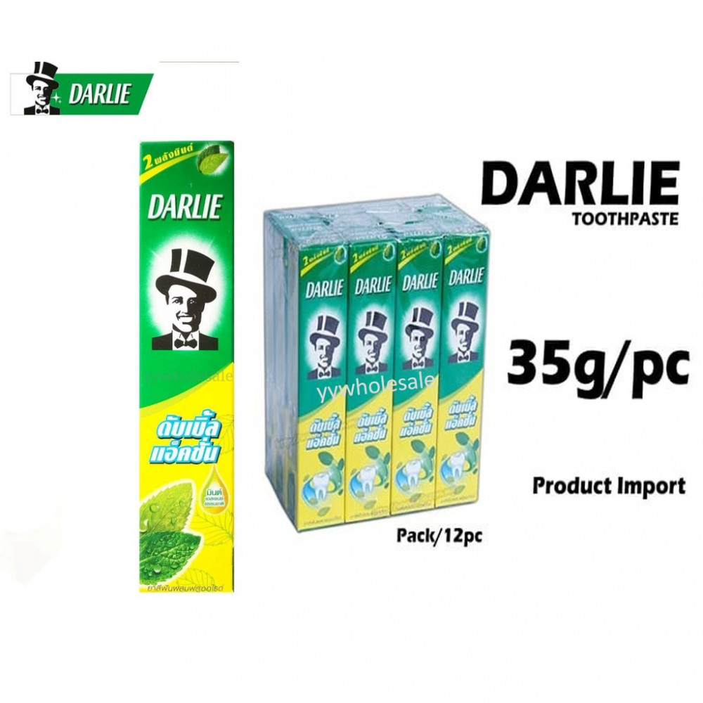 ORIGINAL Darlie Double Action Toothpaste Strong Mint Ubat Gigi 35g