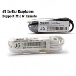 J5 In-Ear Wired Earphones with mic & remote ready stock