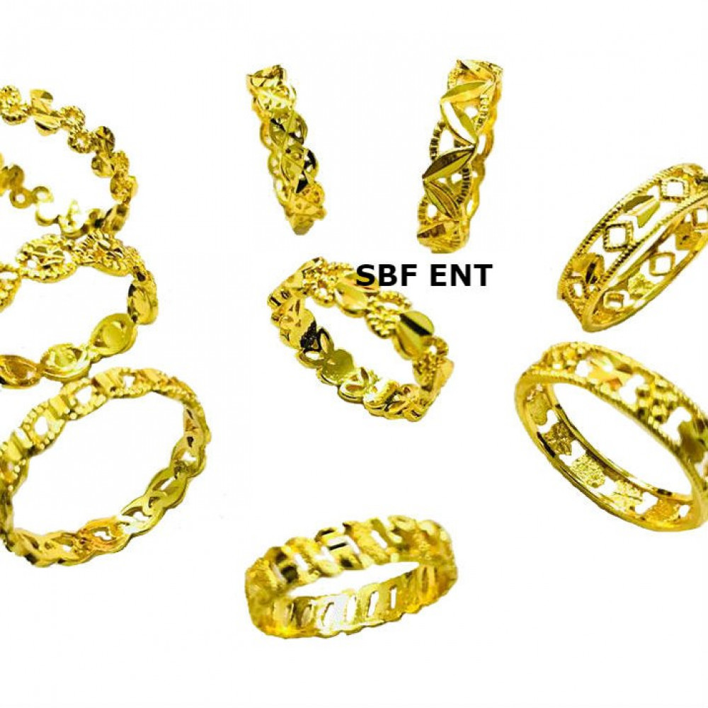 Wholesale Randomly Pick Quality Emas Korea Gold Plated Adult Fashion Rings Wholesale Randomly Pick Quality Emas Korea Gold Plated Adult Fashion Rings