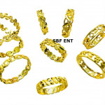 Wholesale Randomly Pick Quality Emas Korea Gold Plated Adult Fashion Rings