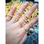 Wholesale Randomly Pick Quality Emas Korea Gold Plated Adult Fashion Rings