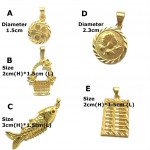Ready Stock Quality Emas Korea Necklace Pendants