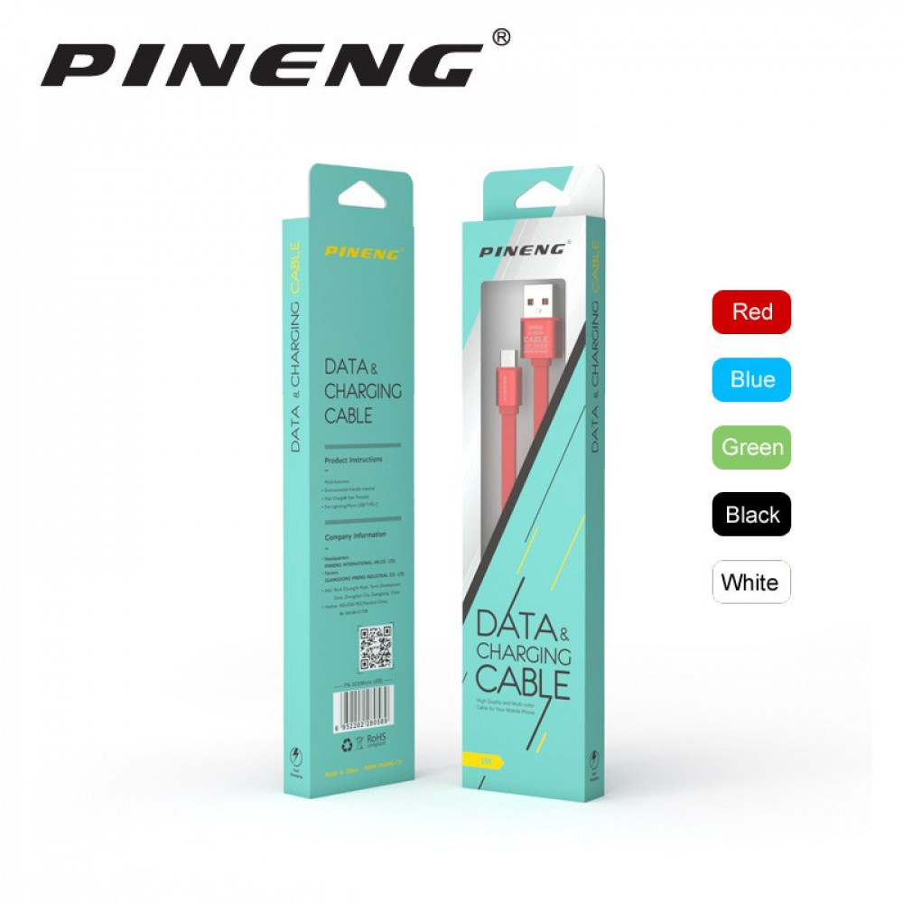 Pineng PN-303 Micro USB Fast Charging Speed & Data Cable 1 Meter Ready Stock