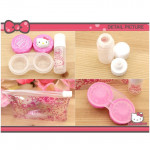 Ready Stock Hello Kitty Contact Lens Cases & Tools
