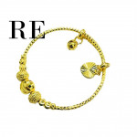 Budak & Dewasa 24k Emas Korea Adjustable Bangle Ready Stock Best Quality