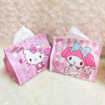 Hello Kitty PU Leather Foldable Tissue Holder Ready Stock