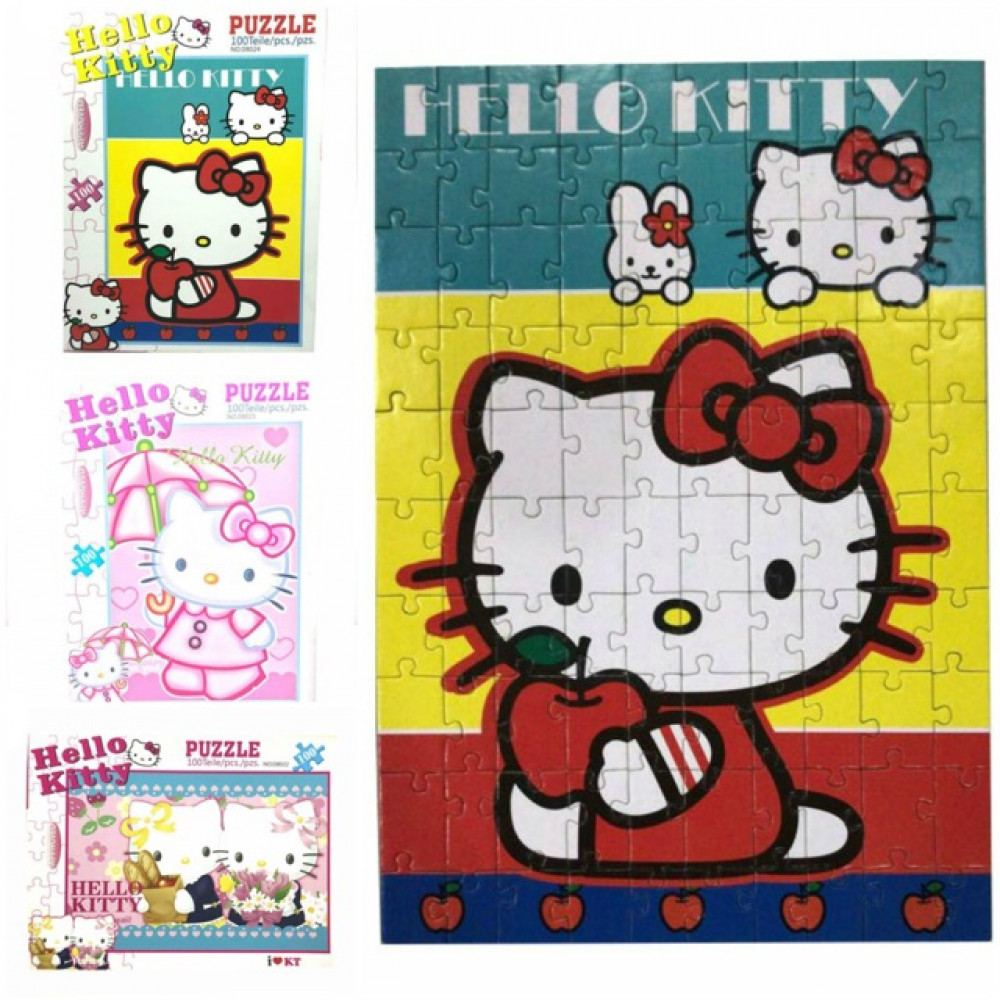 Hello Kitty Jigsaw Puzzle - 100pcs Ready Stock Hello Kitty Jigsaw Puzzle - 100pcs Ready Stock