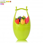 Cute Wooden Barrel 6pcs Fruit Fork Randomly Pick Design Ready Stock