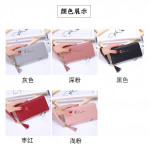 Ready Stock Simple Stylish Women Long Zip Purse Wallet with Card Holder