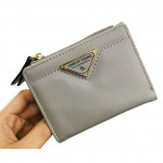 Forever Young Korean Young Style Zip Short Purse with Card Holder