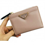 Forever Young Korean Young Style Zip Short Purse with Card Holder