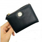 New Forever Young Korean Style Stylish Zip Short Purse Ready Stock
