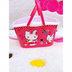 Pinkyy Hello Kitty Storage Basket Good Product Quality Ready Stock