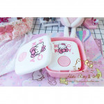 Hello Kitty New Design 2 IN 1 Microwaveable Lunch Box Ready Stock