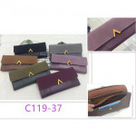 'V' Korean Style Stylish Lady Long Fold Over Purse with Card Holders