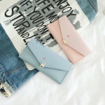 Cutie Rabbit Button Letter Design Ladies Long Wallet Ready Stock