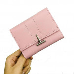 New 'T' Design Ladies Short Purse with Card Holders Ready Stock