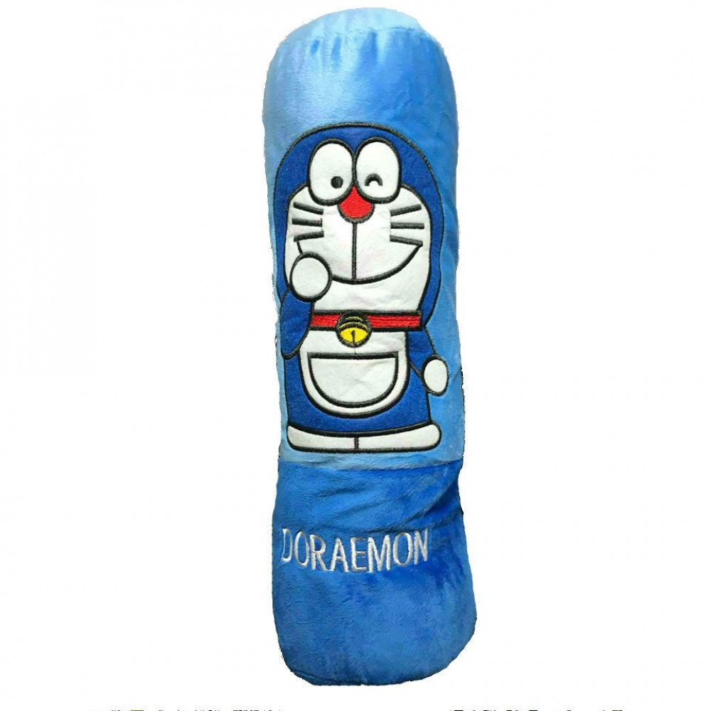 Round Long Stuffed Cartoon Design Pillow Ready Stock