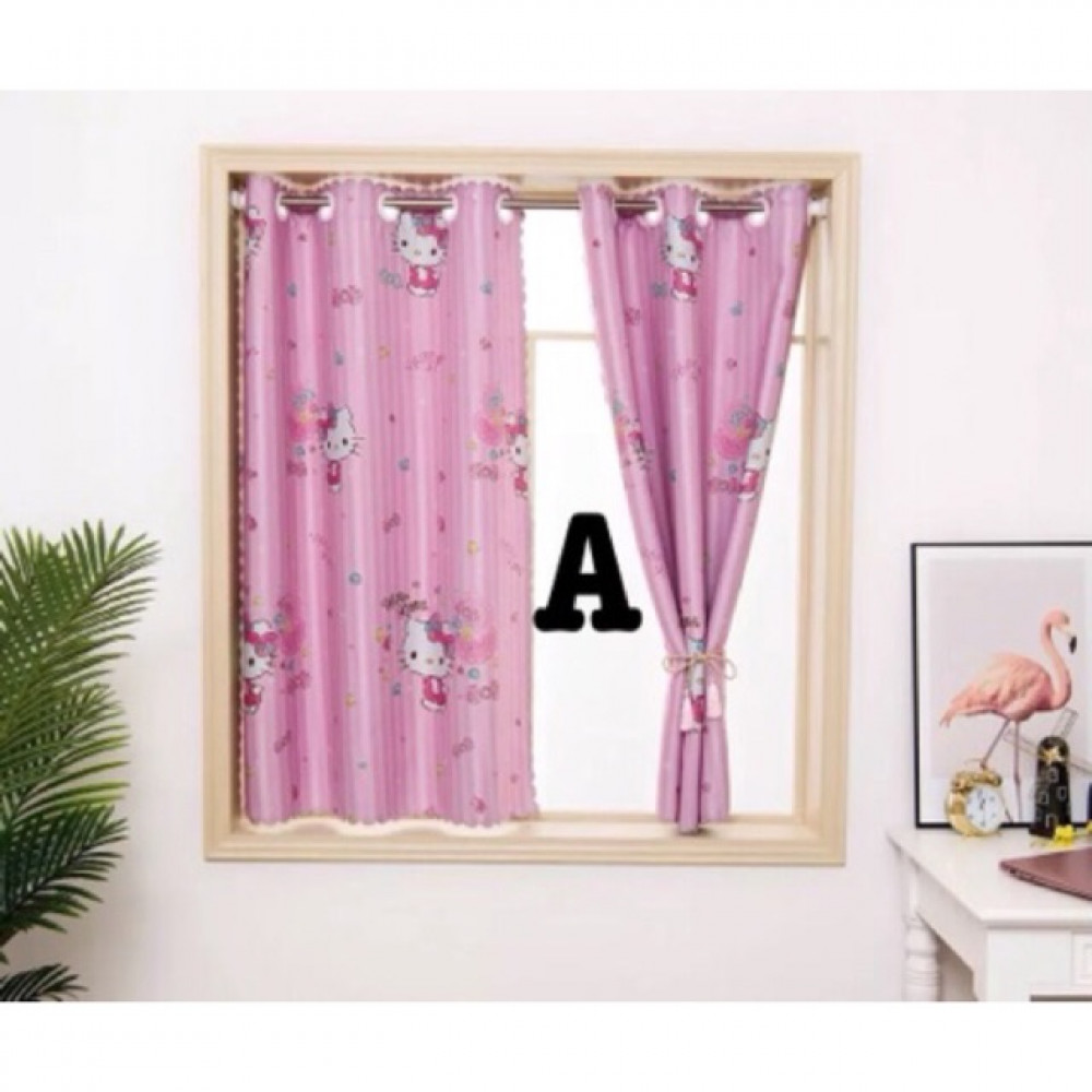 Hello Kitty Design Curtain 1 Panel 3 Designs Ready Stock Hello Kitty Design Curtain 1 Panel 3 Designs Ready Stock