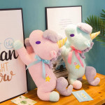 INS Trending Unicorn Soft Material Plush Toys 38cm Length Ready Stock