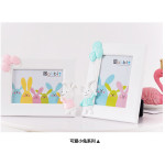 3D Rabbit Warm Decorative Romantic Photo Frame Ready Stock