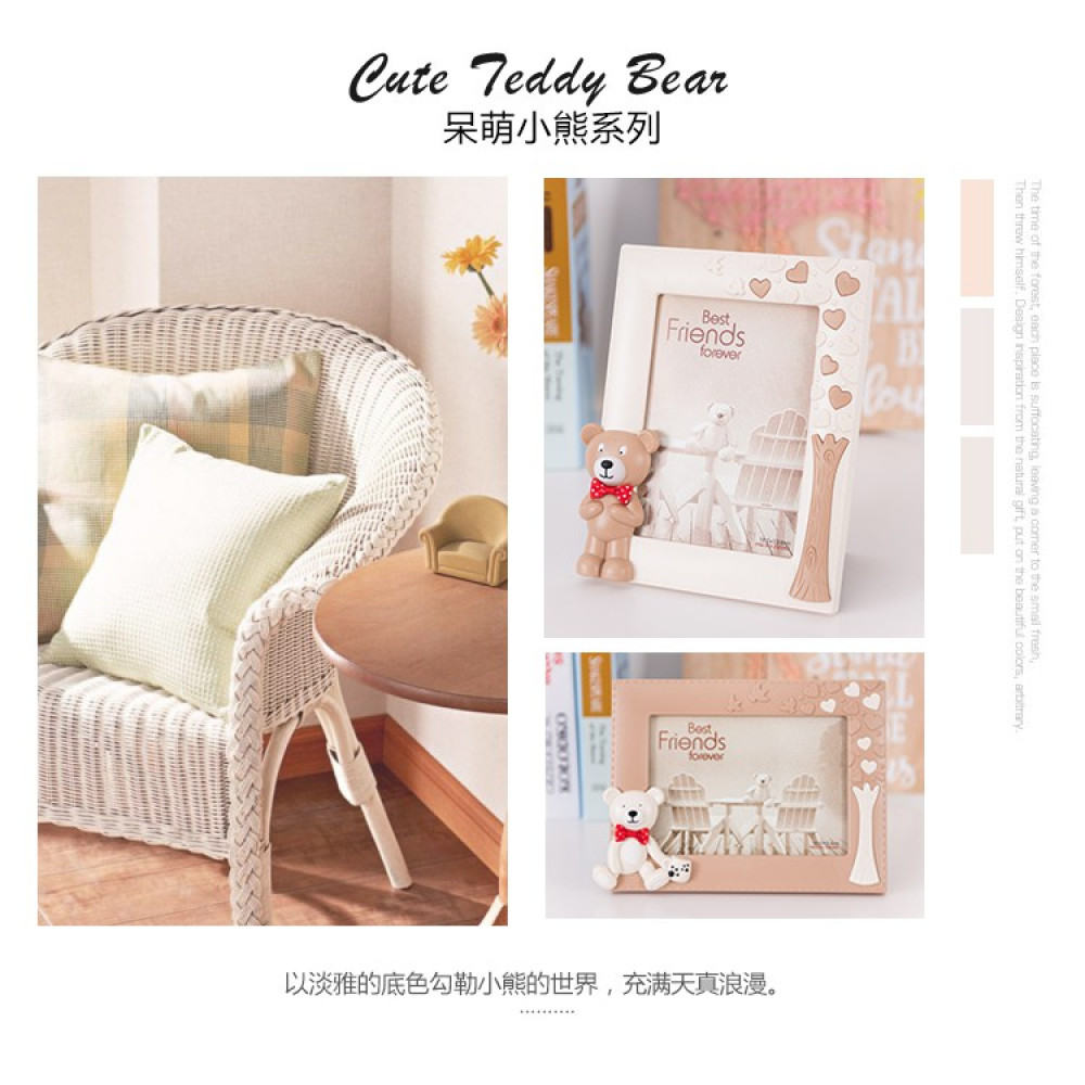 3D Bear Decorative Warm Romantic Photo Frame Ready Stock 3D Bear Decorative Warm Romantic Photo Frame Ready Stock