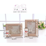 3D Bear Decorative Warm Romantic Photo Frame Ready Stock