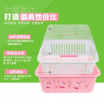 Hello Kitty Multi Purpose Tableware Storage Rack Ready Stock