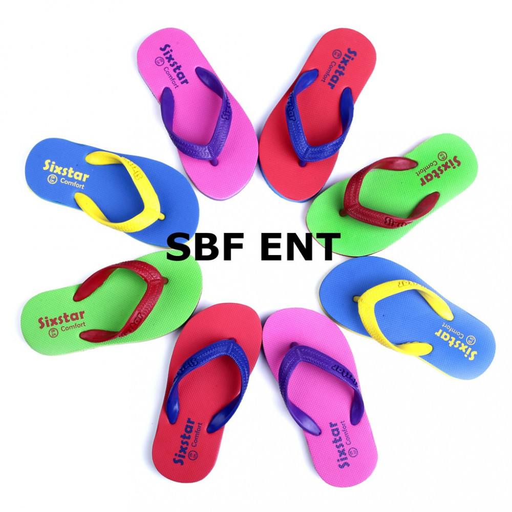 Sugar Color Sixstar Thailand Quality Rubber Anti Slip Kids Slipper Ready Stock Sugar Color Sixstar Thailand Quality Rubber Anti Slip Kids Slipper Ready Stock