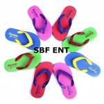 Sugar Color Sixstar Thailand Quality Rubber Anti Slip Kids Slipper Ready Stock