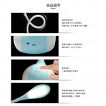 USB Charge Light Pole Bendable 3 Shift Light Table Lamp Ready Stock