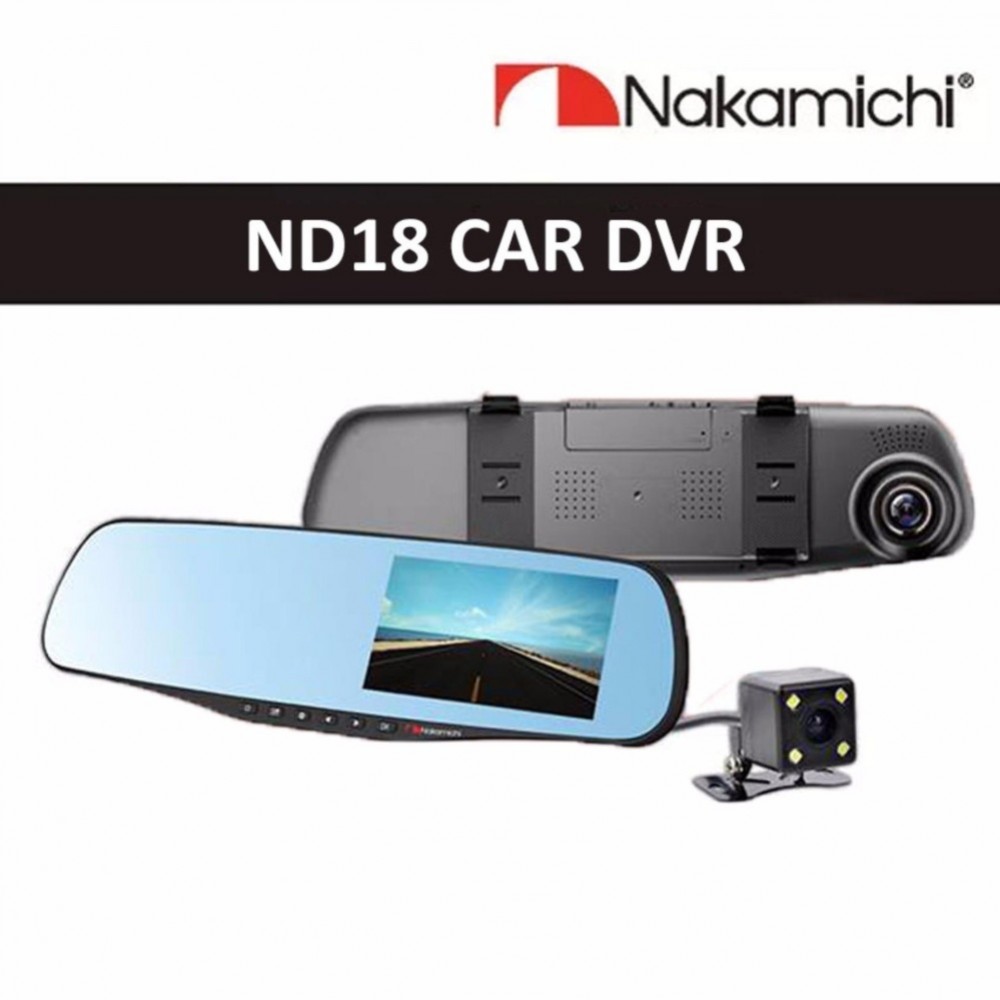 Nakamichi ND18 4.3" TFT Front and Rear DVR