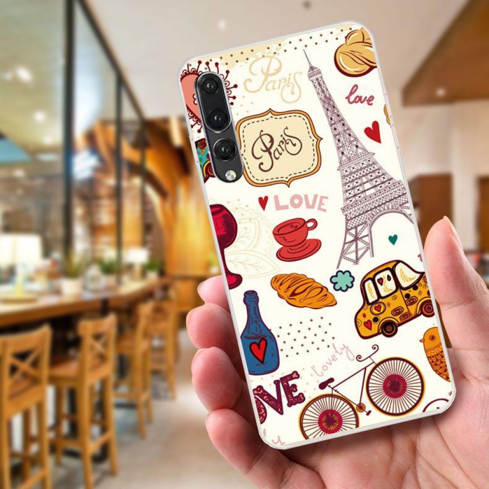 Huawei P20 Pro Fushion Design TPU Protective Back Case Huawei P20 Pro Fushion Design TPU Protective Back Case