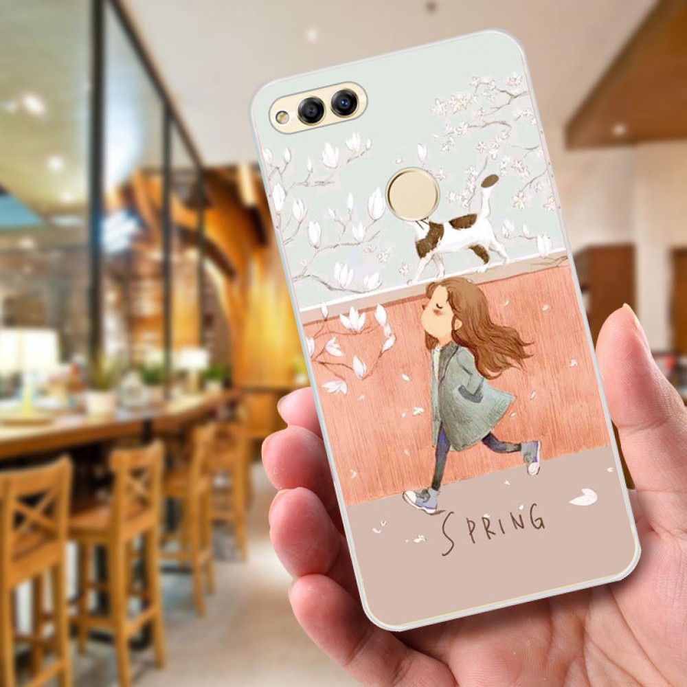Huawei Honor 7x Fushion Design TPU Protective Back Case Huawei Honor 7x Fushion Design TPU Protective Back Case