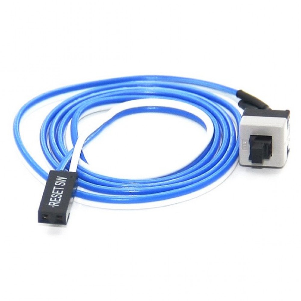 50cm ATX PC Computer Motherboard Case Power Switch On/Off / Reset Switch 50cm ATX PC Computer Motherboard Case Power Switch On/Off / Reset Switch