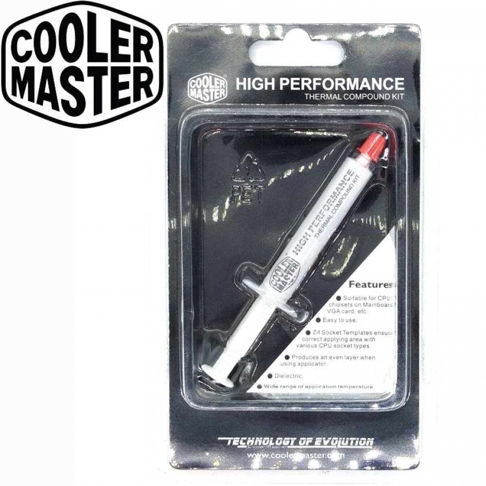 Official Cooler Master HTK-002 High Performance Thermal Grease Official Cooler Master HTK-002 High Performance Thermal Grease