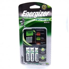 image of Official Energizer CHVCM4 Recharge MAXI & Includes 4x AA Rechargeable Batteries